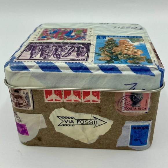 Vintage Fossil Watch Tin - Picture 5 of 8